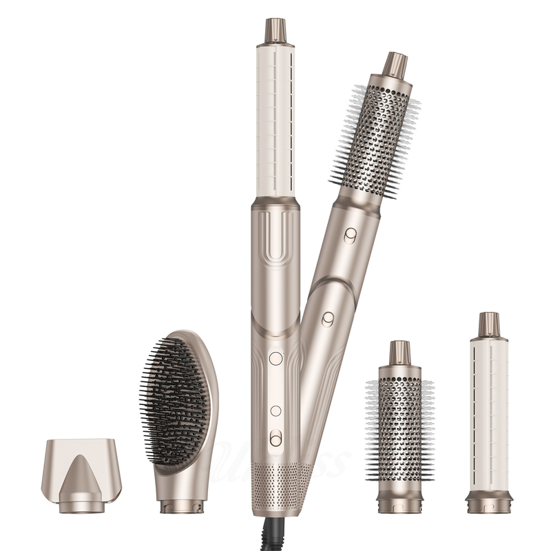 5 em 1 secador de cabelo dobrável escova sopro de vento alta velocidade turbo sopro secador de cabelo profissional escova 500 milhões iônico negativo secador de cabelo