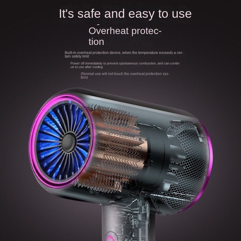 Alta Potência 2400W Íon Negativo Secador de Cabelos Blowo Salon Blowo Secador de Cabelos Vento Quente e Frio Secador de Cabelos Volumizador