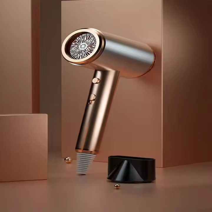 Secador de cabelo elétrico de iões negativos portátil de alta velocidade de 1500W para profissionais sem fio